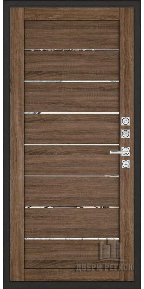 Входная дверь Regidoors Сенатор Плюс MOTTURA LIGHT 2125 с зеркалом 