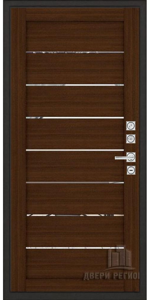 Входная дверь Regidoors Сенатор Плюс MOTTURA LIGHT 2125 с зеркалом 