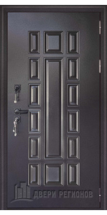 Входная дверь Regidoors Панцирь Термо Light 2125 с зеркалом Серый велюр
