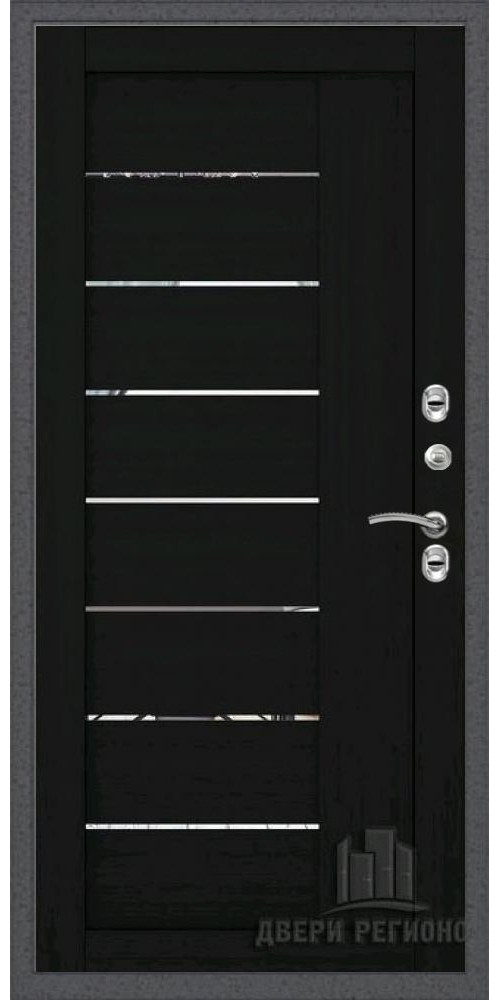 Входная дверь Regidoors Термо 3 Серебро LIGHT 2110 с зеркалом Входная дверь Regidoors Термо 3 Серебро LIGHT 2110 с зеркалом