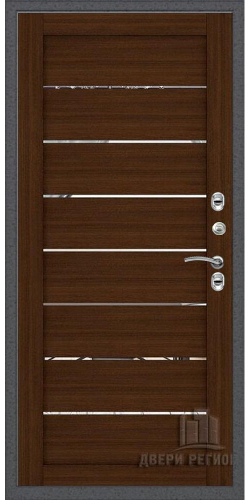 Входная дверь Regidoors Термо 3 Серебро LIGHT 2125 с зеркалом Входная дверь Regidoors Термо 3 Серебро LIGHT 2125 с зеркалом