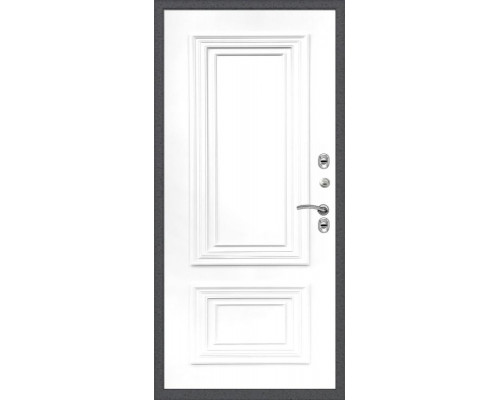 Входная дверь Regidoors Термо 3 Серебро Престиж в цвете эмаль белая
