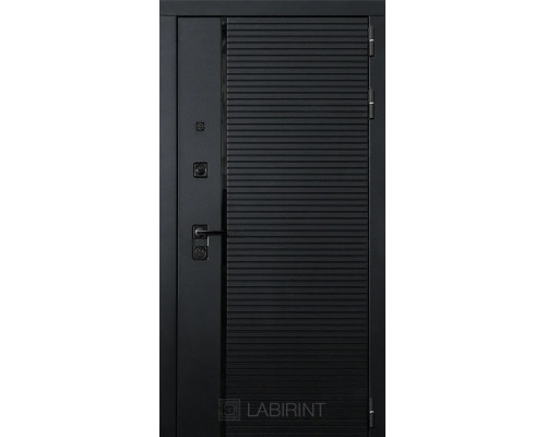 Входная дверь Labirint Piano 30 Амстрод в белом софт рельефе
