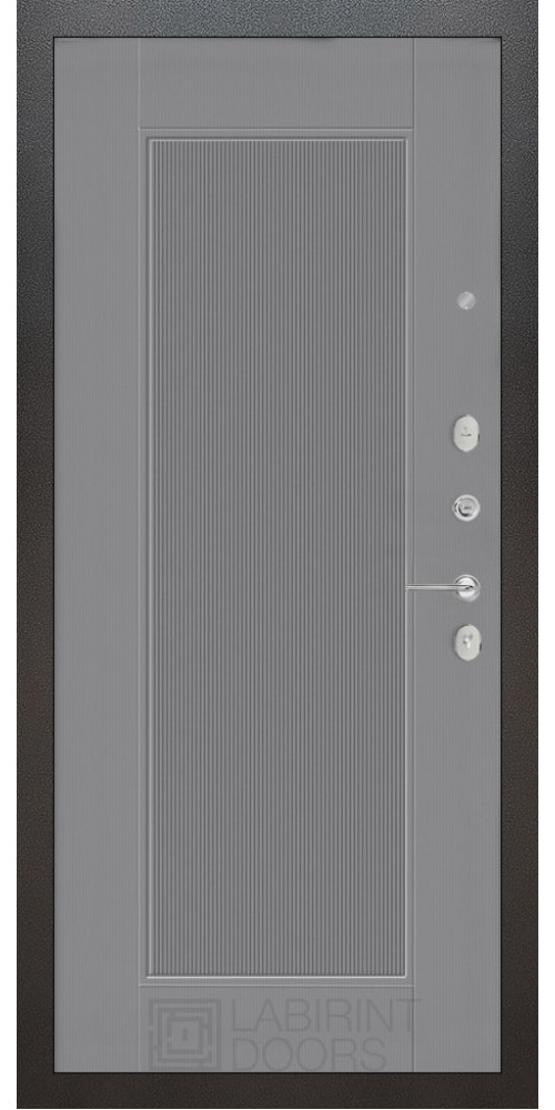 Входная дверь Labirint Silver 30 Амстрод в цвете серый софт рельеф
Входная дверь Labirint Silver 30 Амстрод в цвете серый софт рельеф
