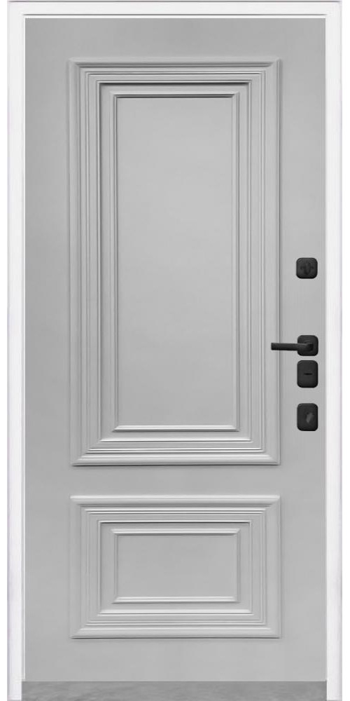Входная дверь Regidoors Композит Термо Престиж, Цвет RAL 7047 (светло-серый)
