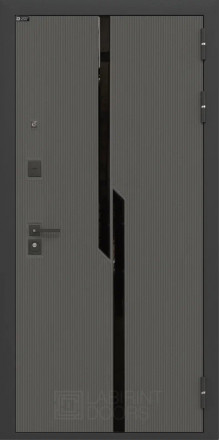 Входная дверь Labirint CARBON 01, белое дерево
