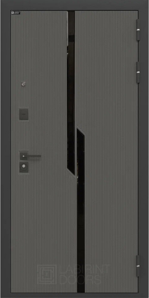Входная дверь Labirint CARBON 01 в цвете белое дерево для вашего дома
