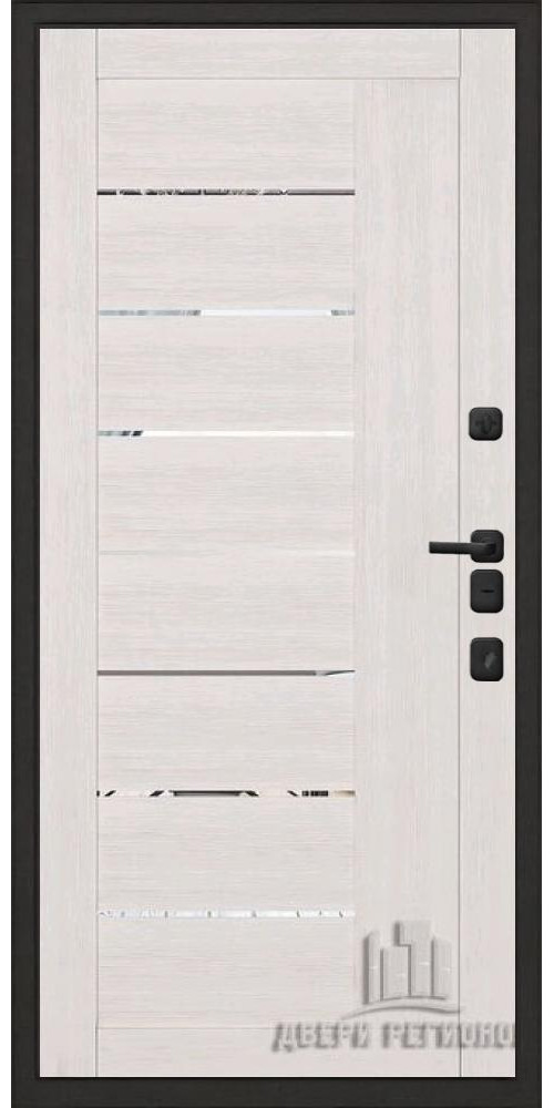 Входная дверь Regidoors Малахит Термо Light 2110 с зеркалом 