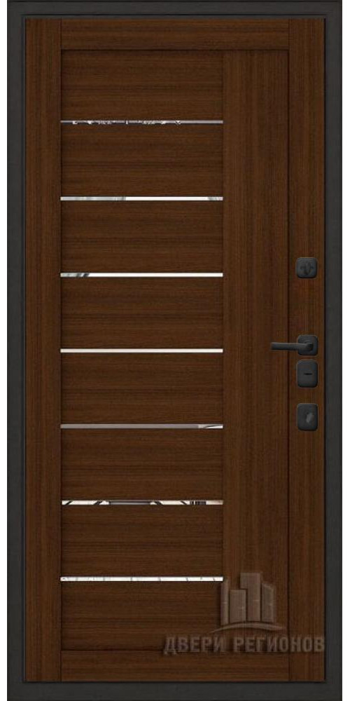 Входная дверь Regidoors Малахит ТЕРМО LIGHT 2110 с зеркалом 