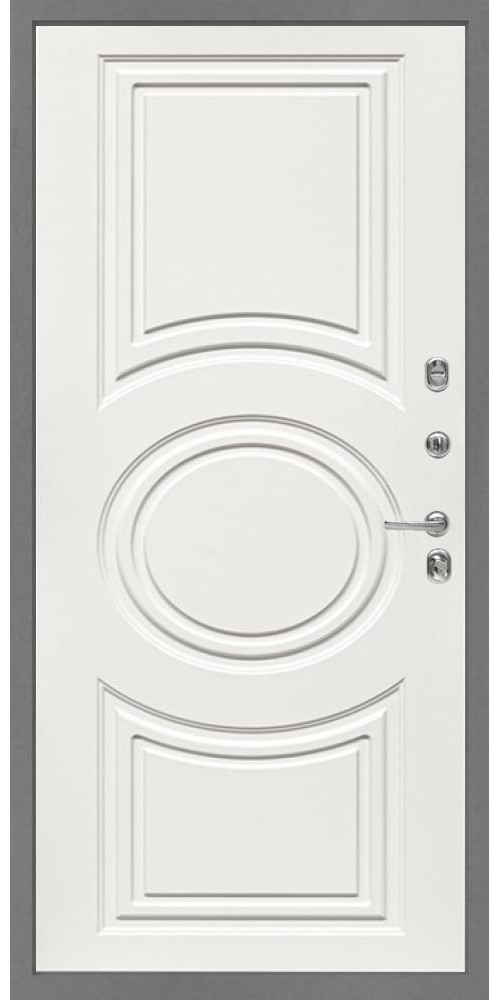 Входная дверь Diva МД-51 Д-8 в цвете Шампань Soft-touch
