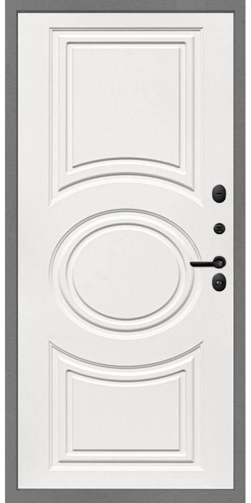 Входная дверь STR MX-46 Beton Д-8 в цвете Шампань Soft-touch
