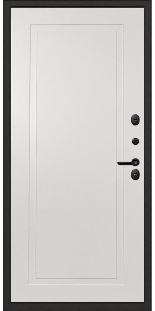 Входная дверь STR MX-46 Black Н-10 в цвете шампань Soft-touch
