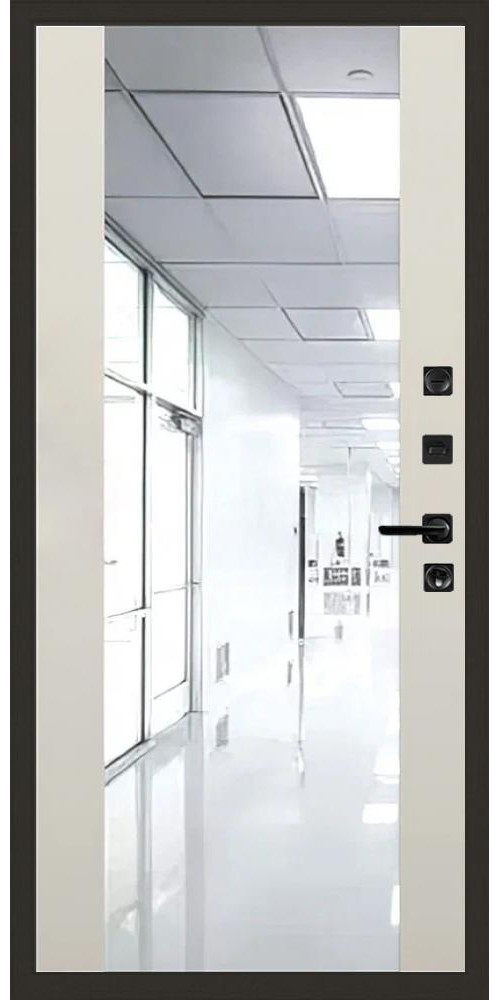 Входная дверь Branddoors Пиано S 024 Зеркало Maxi в цвете 