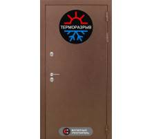 Входная дверь Labirint Термо Магнит 12, цвет беленый дуб
