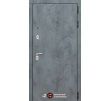 Входная дверь Labirint Beton 18 Белое дерево
