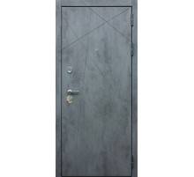 Входная дверь Гранд 13 Бетон В-03 Белый ясень
