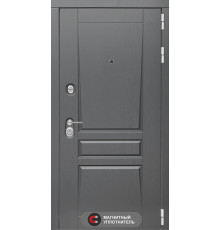 Входная дверь Labirint Платинум 13 Графит Софт
