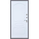 Входная дверь Стальная Silver ФЛ-128 в цвете Силк сноу
