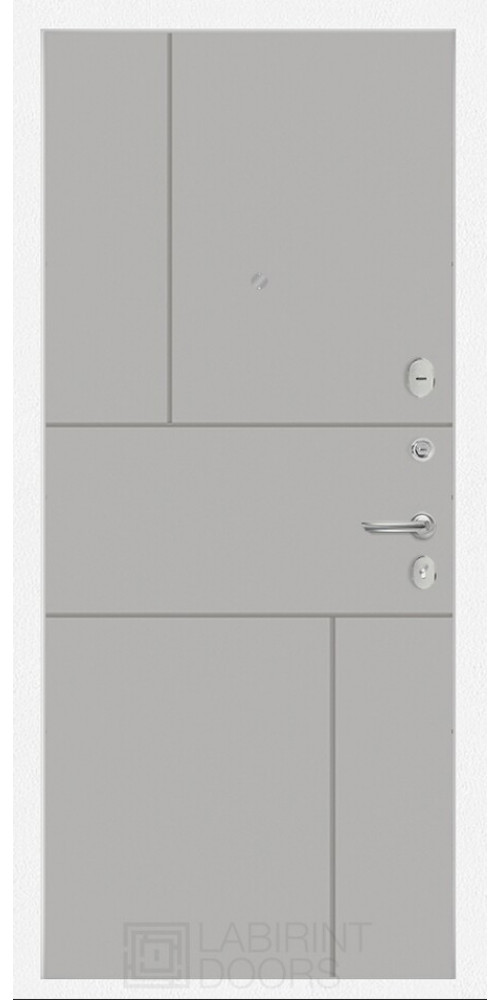 Входная дверь Labirint Лайн WHITE 21 в цвете Грей Софт (Серый светлый)
Входная дверь Labirint Лайн WHITE 21 в цвете Грей Софт (Серый светлый)