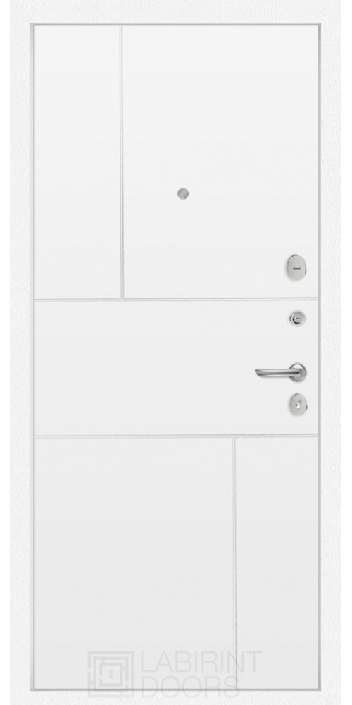Входная дверь Labirint Лайн WHITE 21 в цвете Входная дверь Labirint Лайн WHITE 21 в цвете