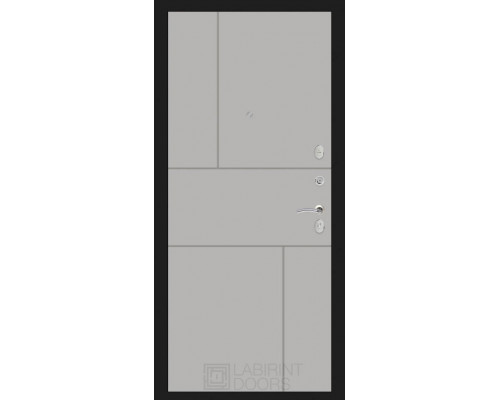Входная дверь Labirint New York 21 в цвете Грей Софт (Серый светлый)
