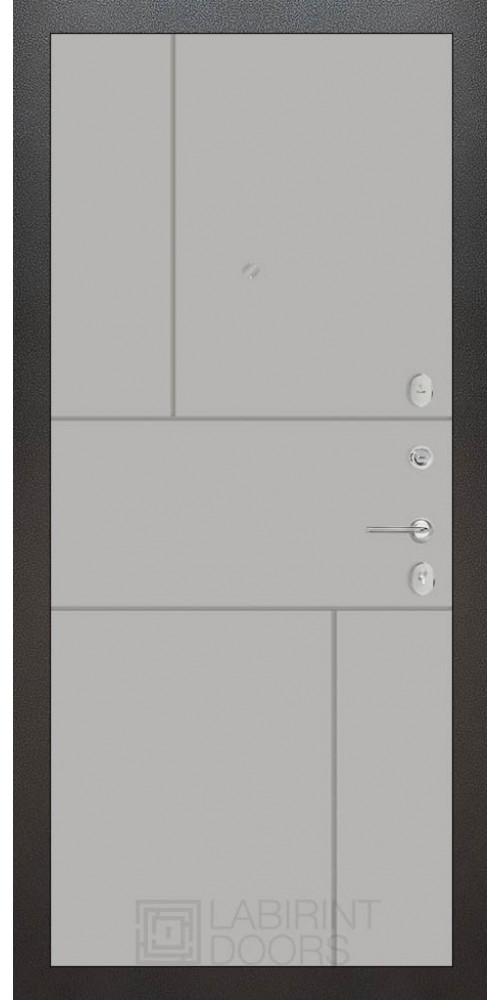 Входная дверь Labirint Silver 21 в цвете Грей Софт (Серый светлый)
Входная дверь Labirint Silver 21 в цвете Грей Софт (Серый светлый)