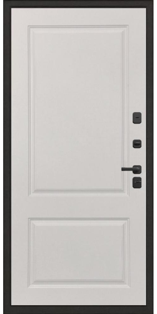 Входная дверь Diva МД-97/1 Д-7 в цвете Шампань Soft-touch
