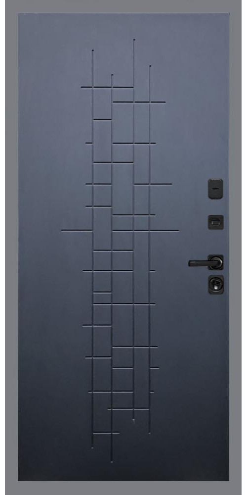 Входная дверь Гранд 15 Бетон Black с отделкой Входная дверь Гранд 15 Бетон Black с отделкой