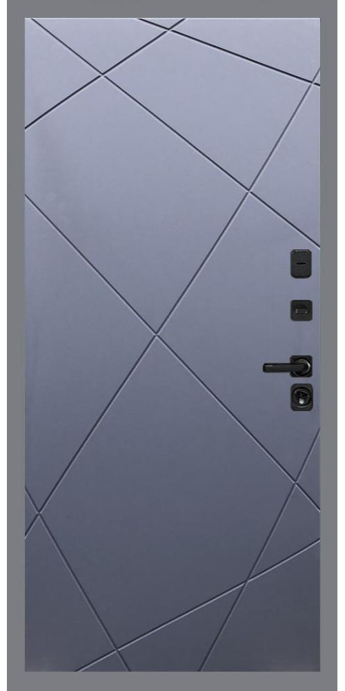 Входная дверь Гранд 15 Бетон Black с отделкой Входная дверь Гранд 15 Бетон Black с отделкой