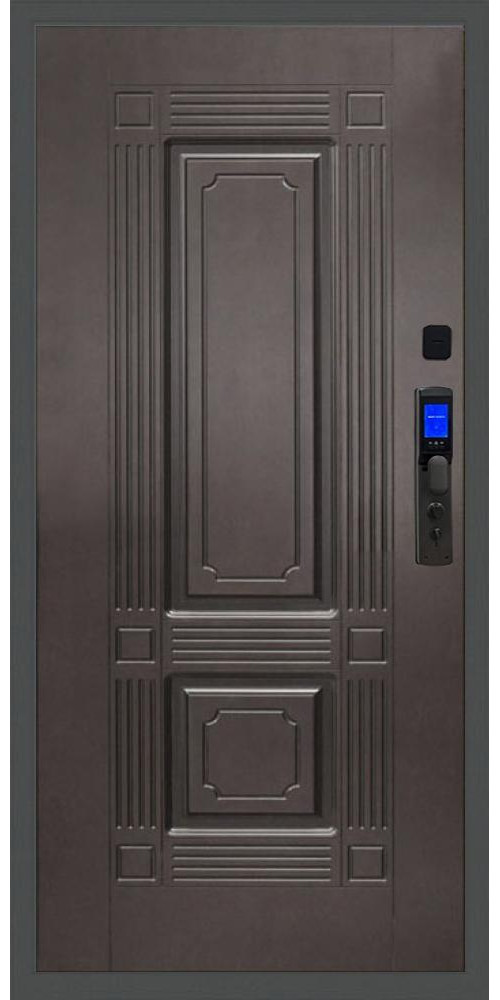 Входная дверь Баяр M2055 Face ID ФЛ-2 в цвете Венге
