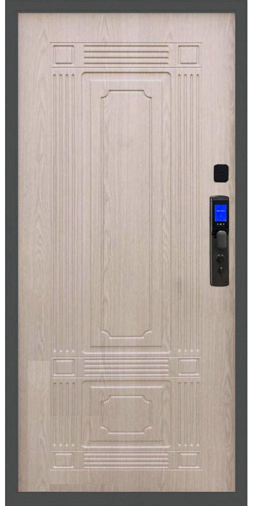 Входная дверь Баяр M2055 Face ID ФЛ-2 в цвете беленый дуб
