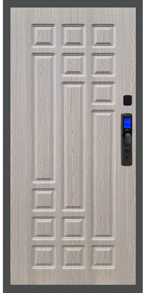 Входная дверь Баяр M2055 Face ID ФЛ-32 в цвете беленый дуб
